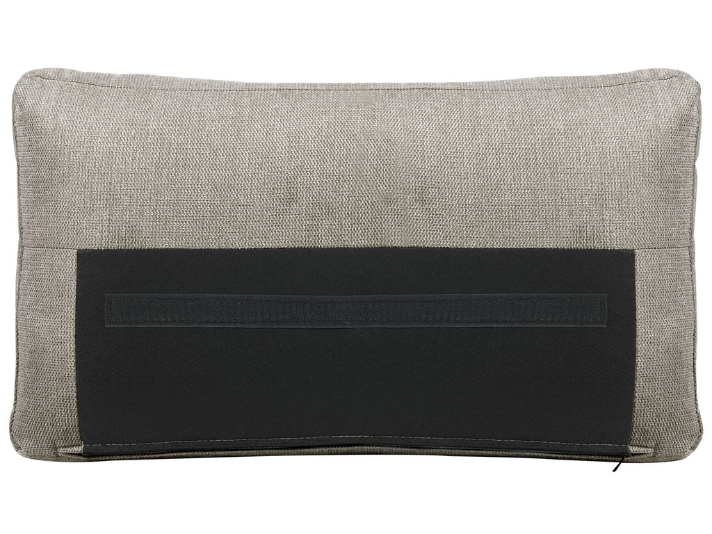 3 Seater Fabric Sofa Taupe NURMO
