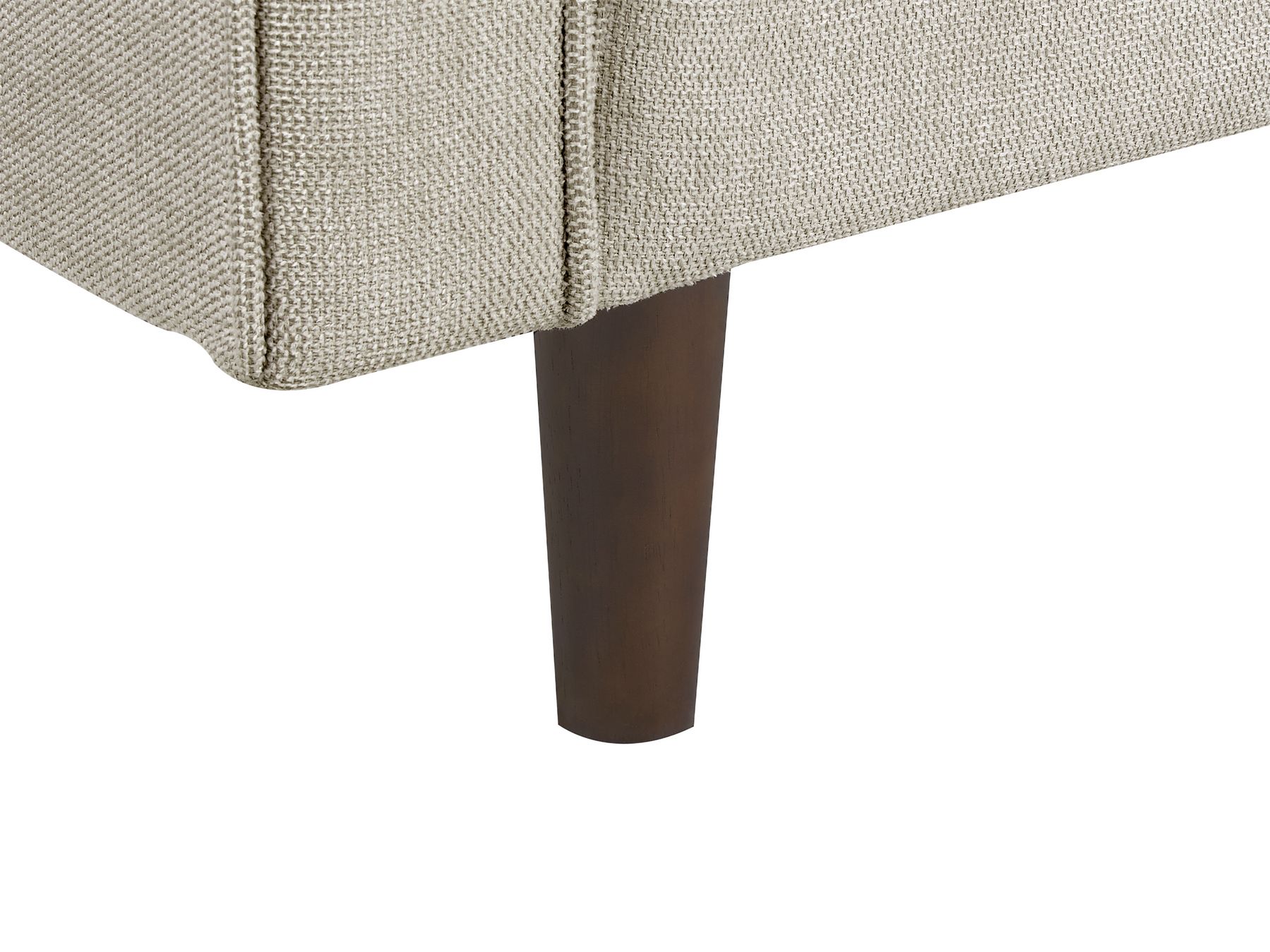 3 Seater Fabric Sofa Taupe NURMO