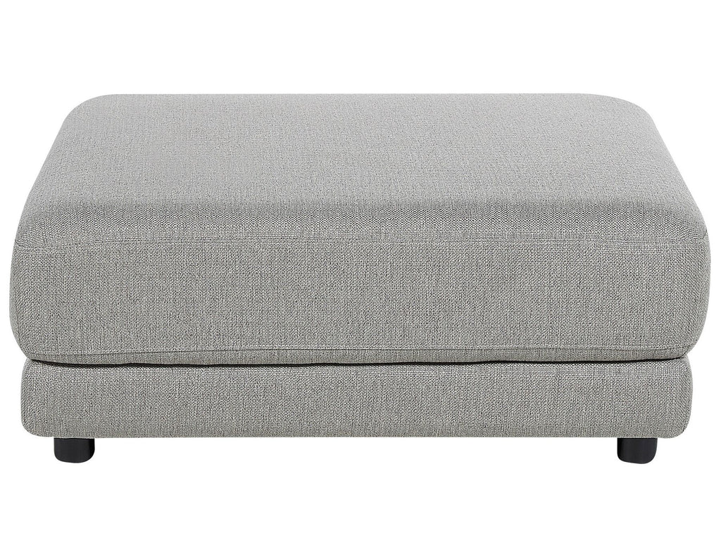 3 Seater Fabric Sofa with Ottoman Light Grey SIGTUNA