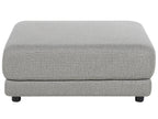 3 Seater Fabric Sofa with Ottoman Light Grey SIGTUNA