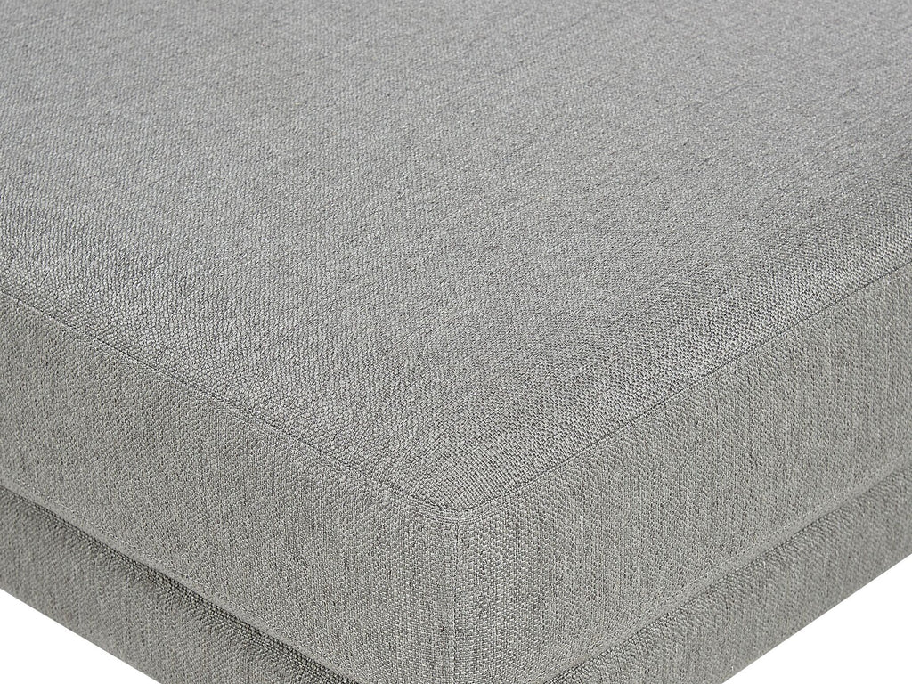 3 Seater Fabric Sofa with Ottoman Light Grey SIGTUNA