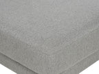 3 Seater Fabric Sofa with Ottoman Light Grey SIGTUNA