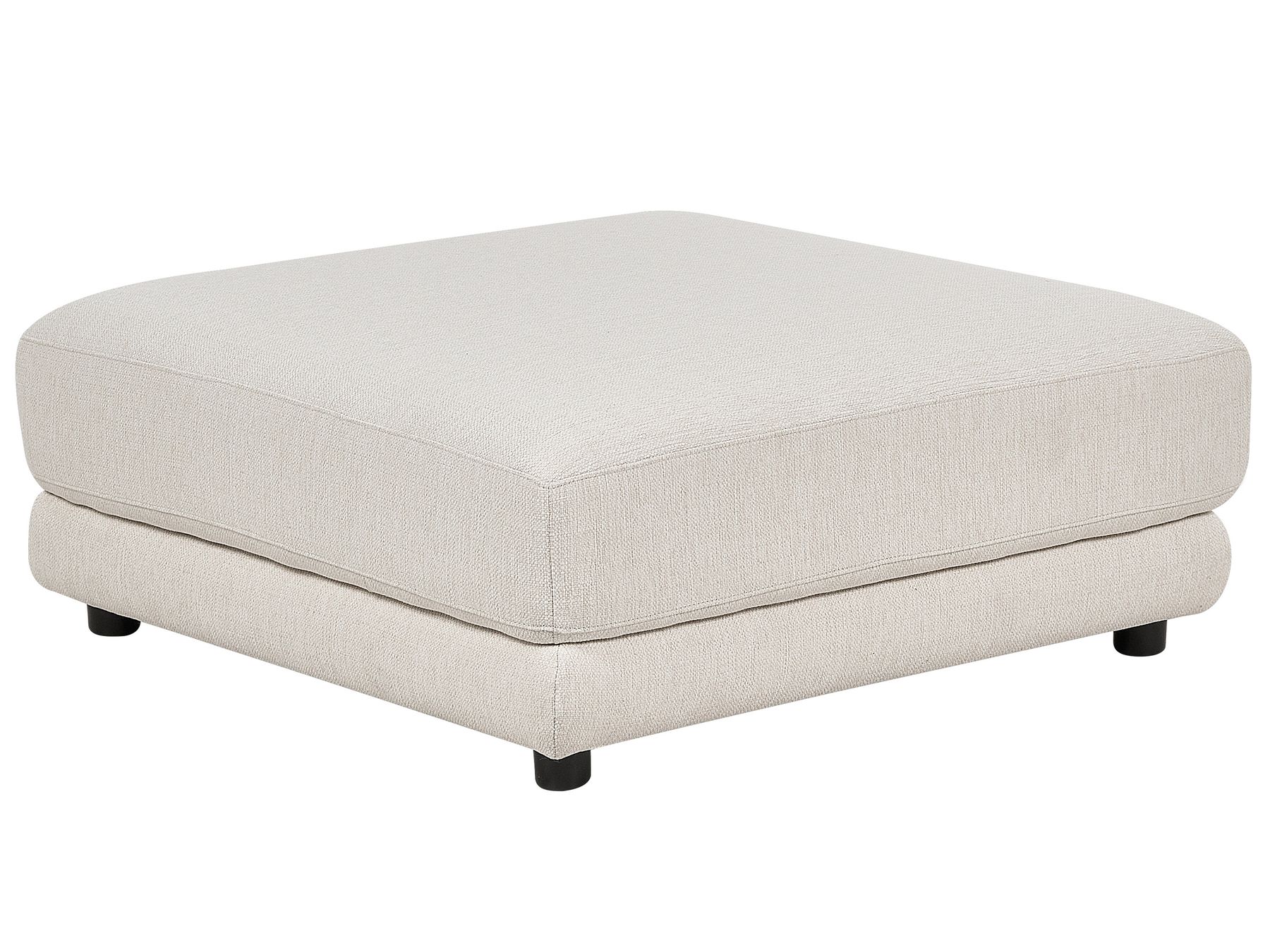 3 Seater Fabric Sofa with Ottoman Off-White SIGTUNA