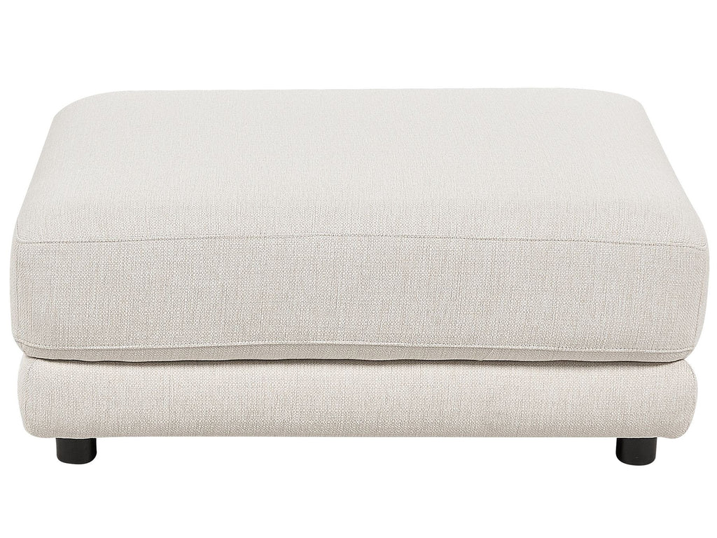 3 Seater Fabric Sofa with Ottoman Off-White SIGTUNA