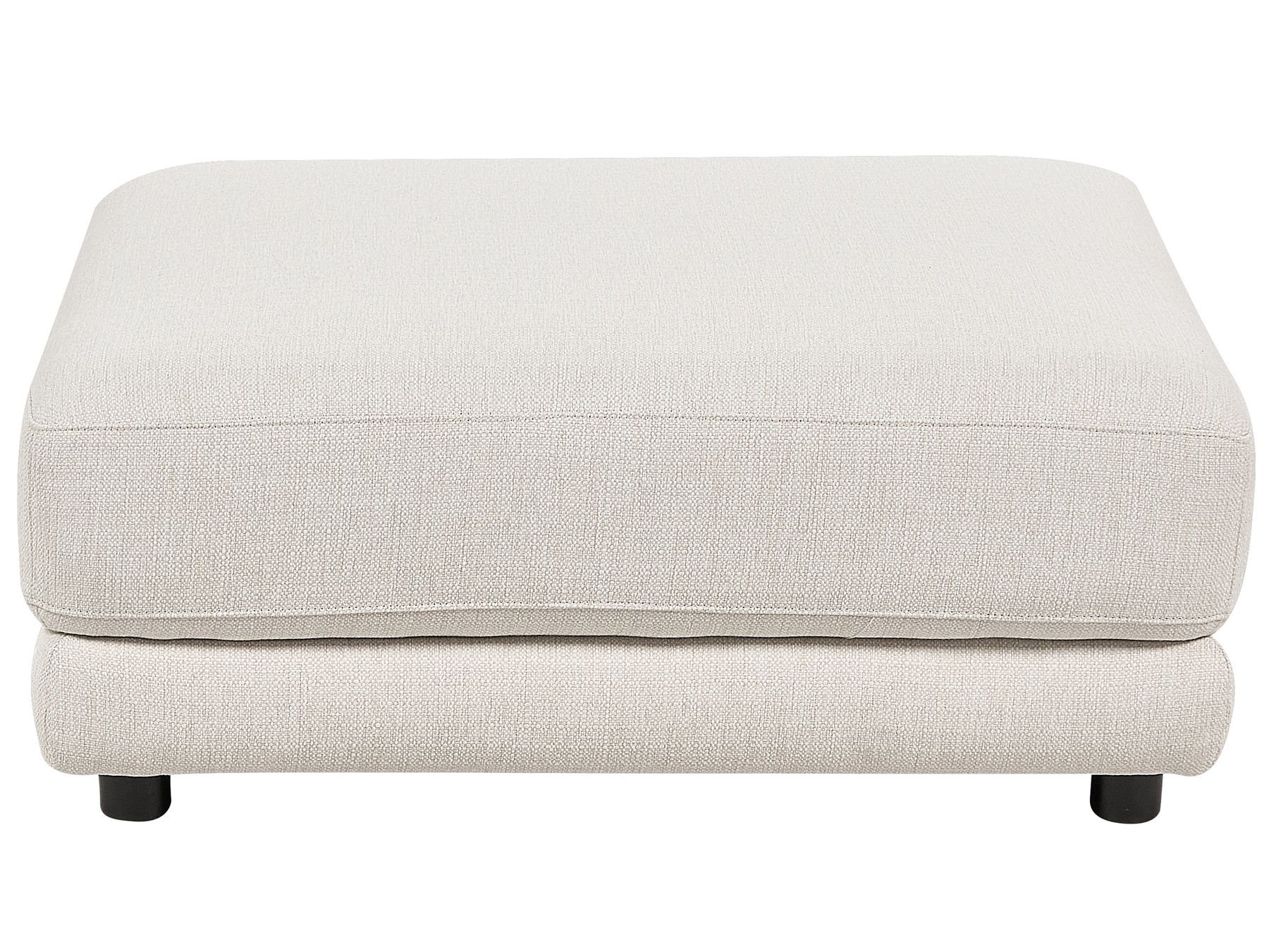3 Seater Fabric Sofa with Ottoman Off-White SIGTUNA