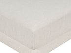 3 Seater Fabric Sofa with Ottoman Off-White SIGTUNA