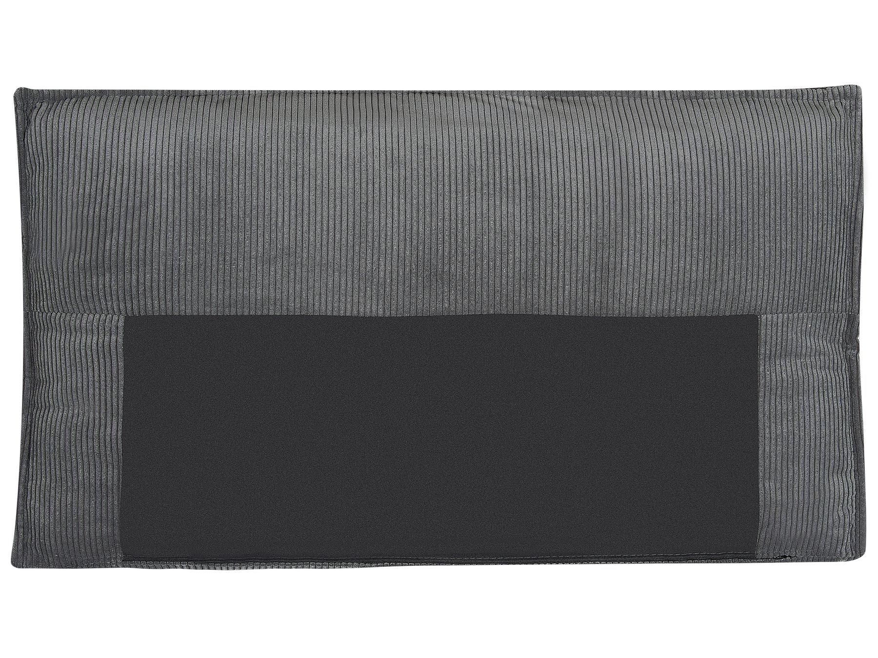 Corner Sofa Bed ABACKA Corduroy Graphite Grey 3 Seater Right Hand