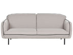 Fabric Sofa with Ottoman Light Grey TONSBERG