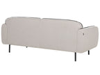 Fabric Sofa with Ottoman Light Grey TONSBERG