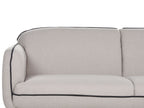 Fabric Sofa with Ottoman Light Grey TONSBERG