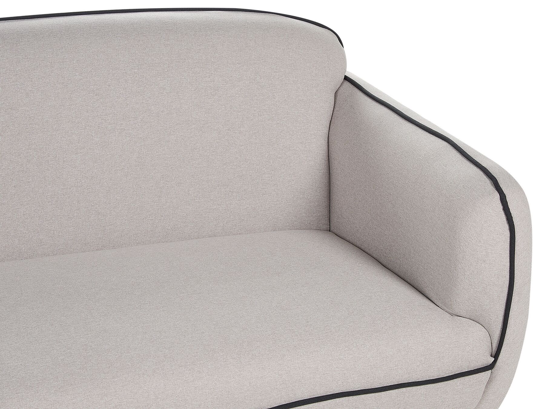 Fabric Sofa with Ottoman Light Grey TONSBERG