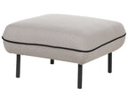 Fabric Sofa with Ottoman Light Grey TONSBERG
