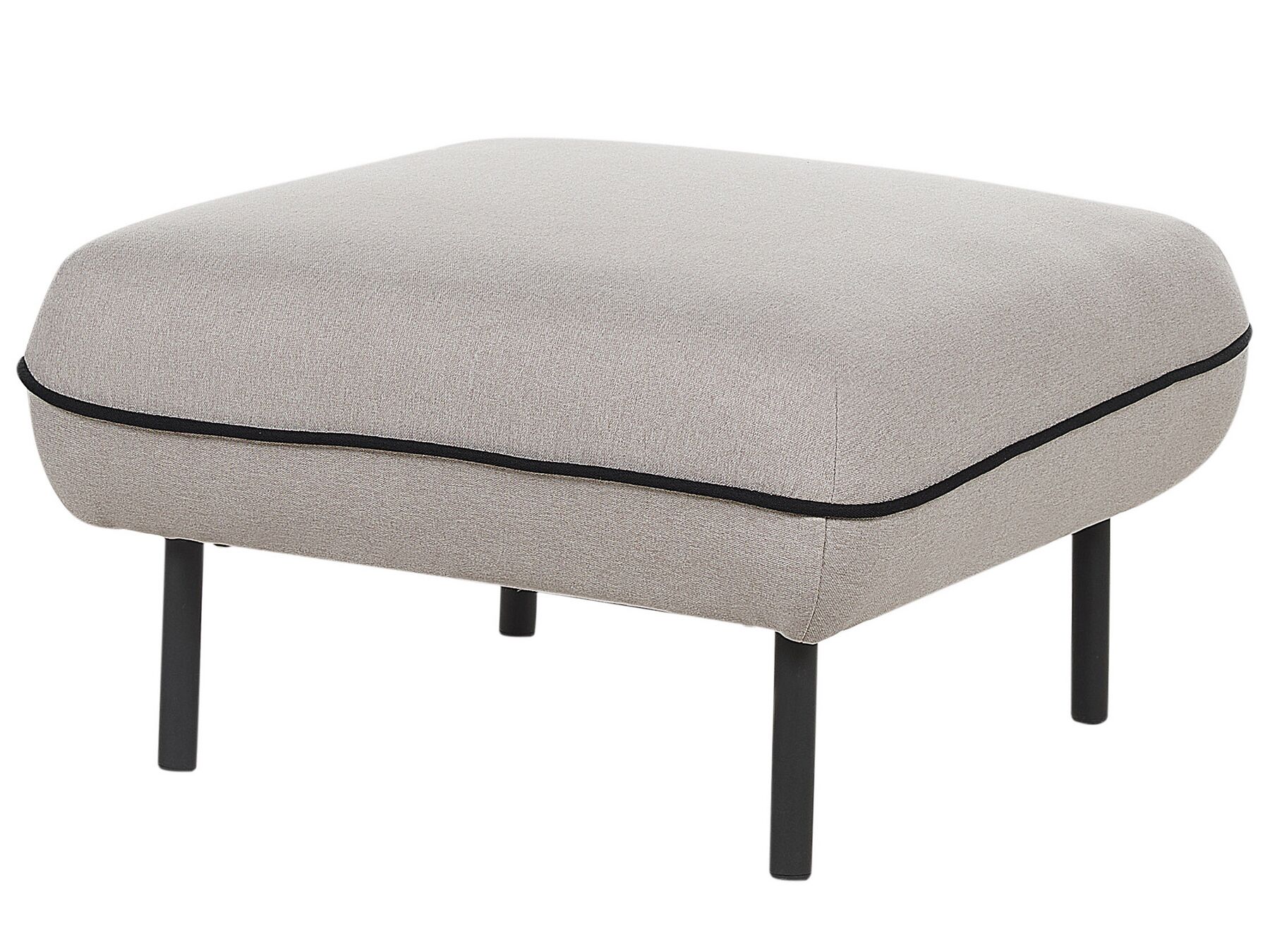 Fabric Sofa with Ottoman Light Grey TONSBERG