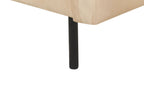 Corner Sofa VINTERBRO Velvet Beige 4 Seater Right Hand
