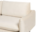 Corner Sofa VINTERBRO Velvet Light Beige 4 Seater Right Hand