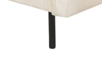 Corner Sofa VINTERBRO Velvet Light Beige 4 Seater Right Hand