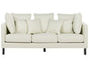 3 Seater Fabric Sofa Off-White