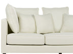 3 Seater Fabric Sofa Off-White FENSTAD