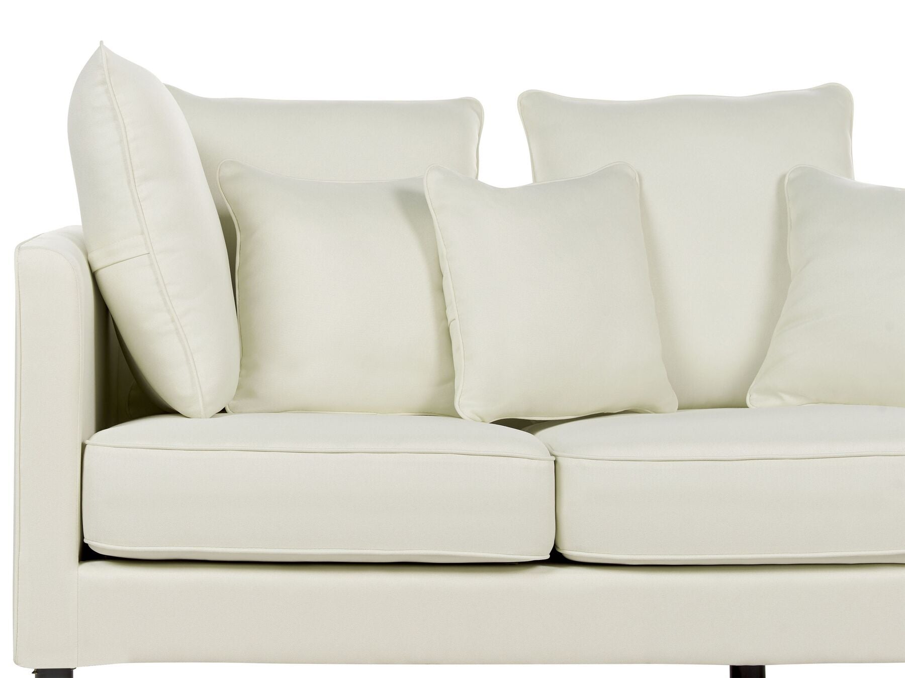 3 Seater Fabric Sofa Off-White FENSTAD