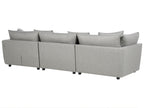 3 Seater Fabric Sofa Light Grey SIGTUNA