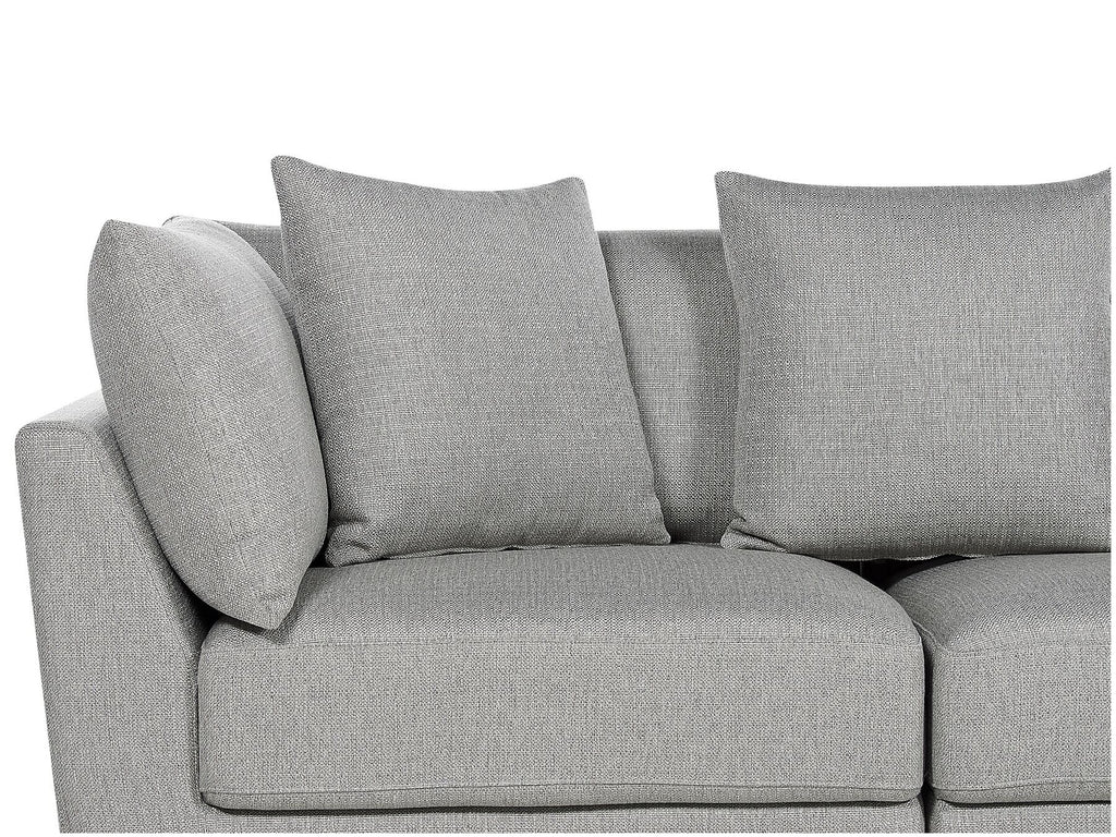 3 Seater Fabric Sofa Light Grey SIGTUNA