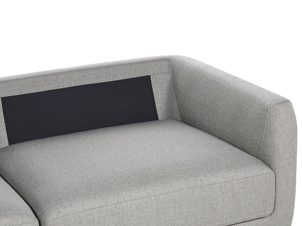 3 Seater Fabric Sofa Light Grey SIGTUNA