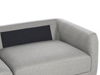3 Seater Fabric Sofa Light Grey SIGTUNA