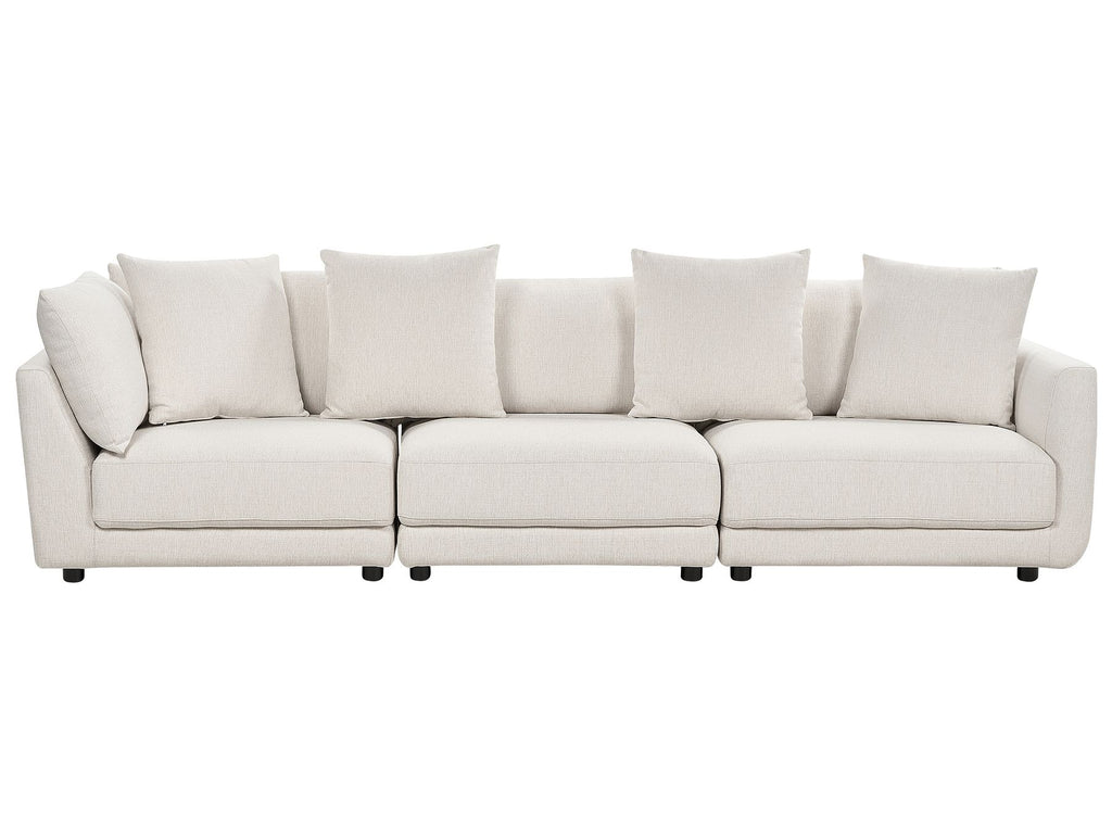 3 Seater Fabric Sofa Off-White SIGTUNA