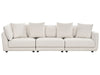 3 Seater Fabric Sofa Off-White