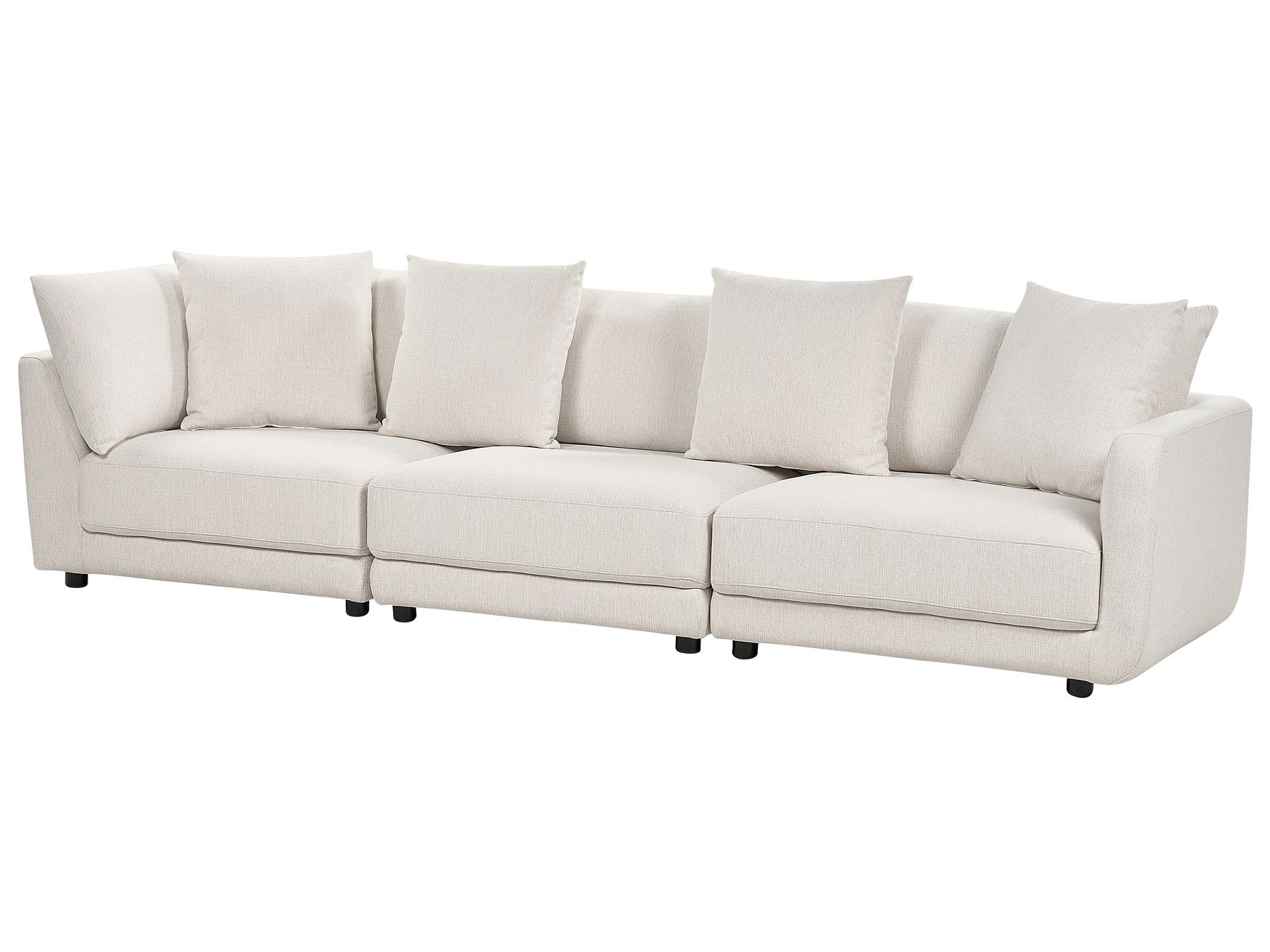 3 Seater Fabric Sofa Off-White SIGTUNA