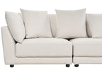 3 Seater Fabric Sofa Off-White SIGTUNA