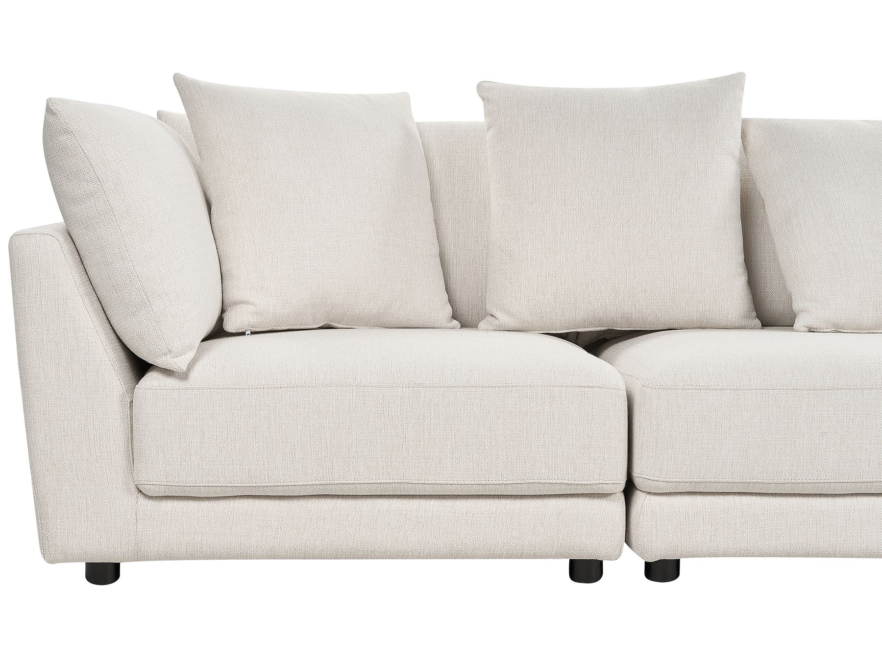 3 Seater Fabric Sofa Off-White SIGTUNA