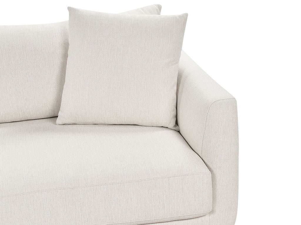 3 Seater Fabric Sofa Off-White SIGTUNA