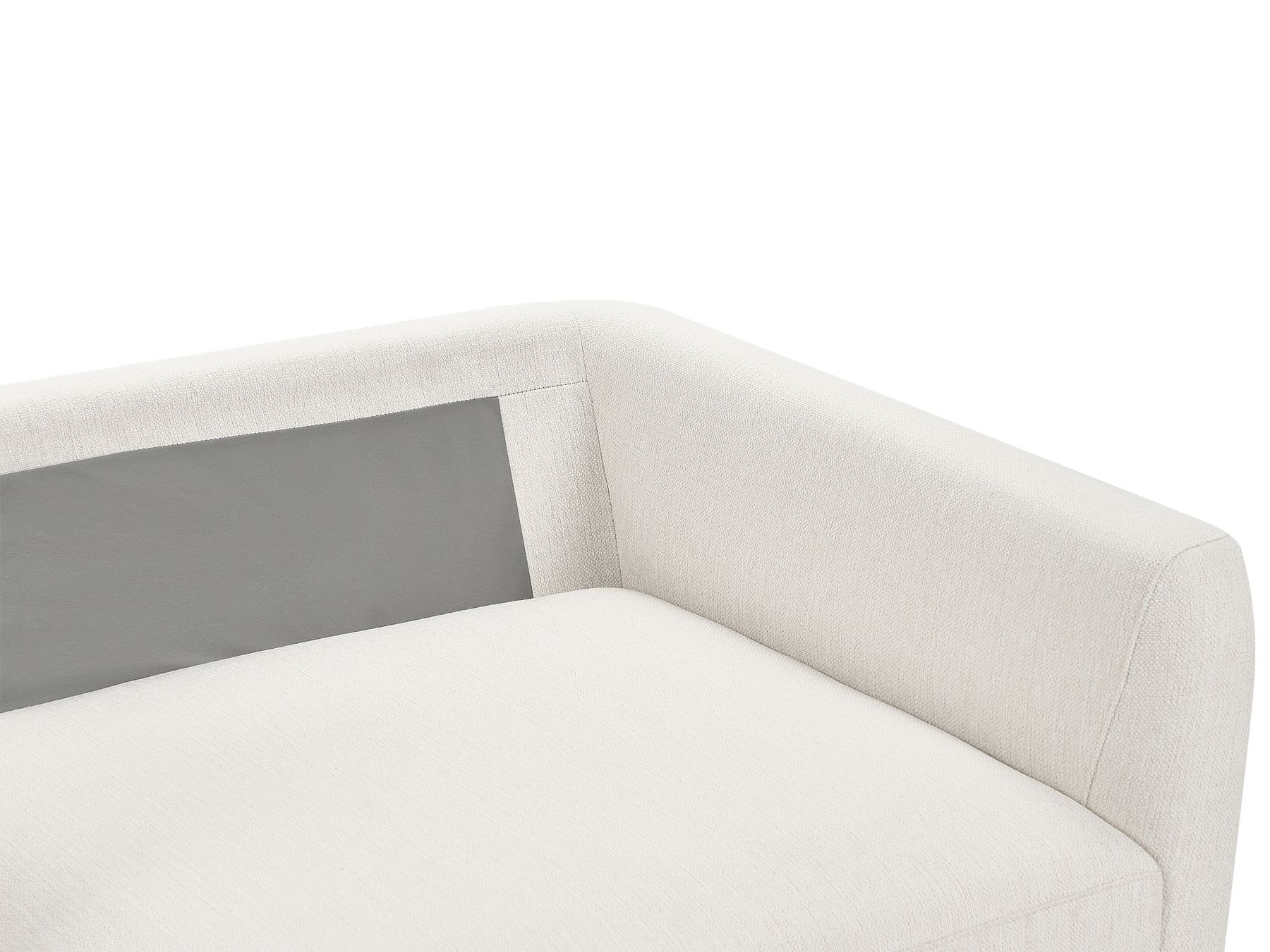 3 Seater Fabric Sofa Off-White SIGTUNA