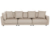 3 Seater Fabric Sofa Beige