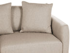 3 Seater Fabric Sofa Beige SIGTUNA