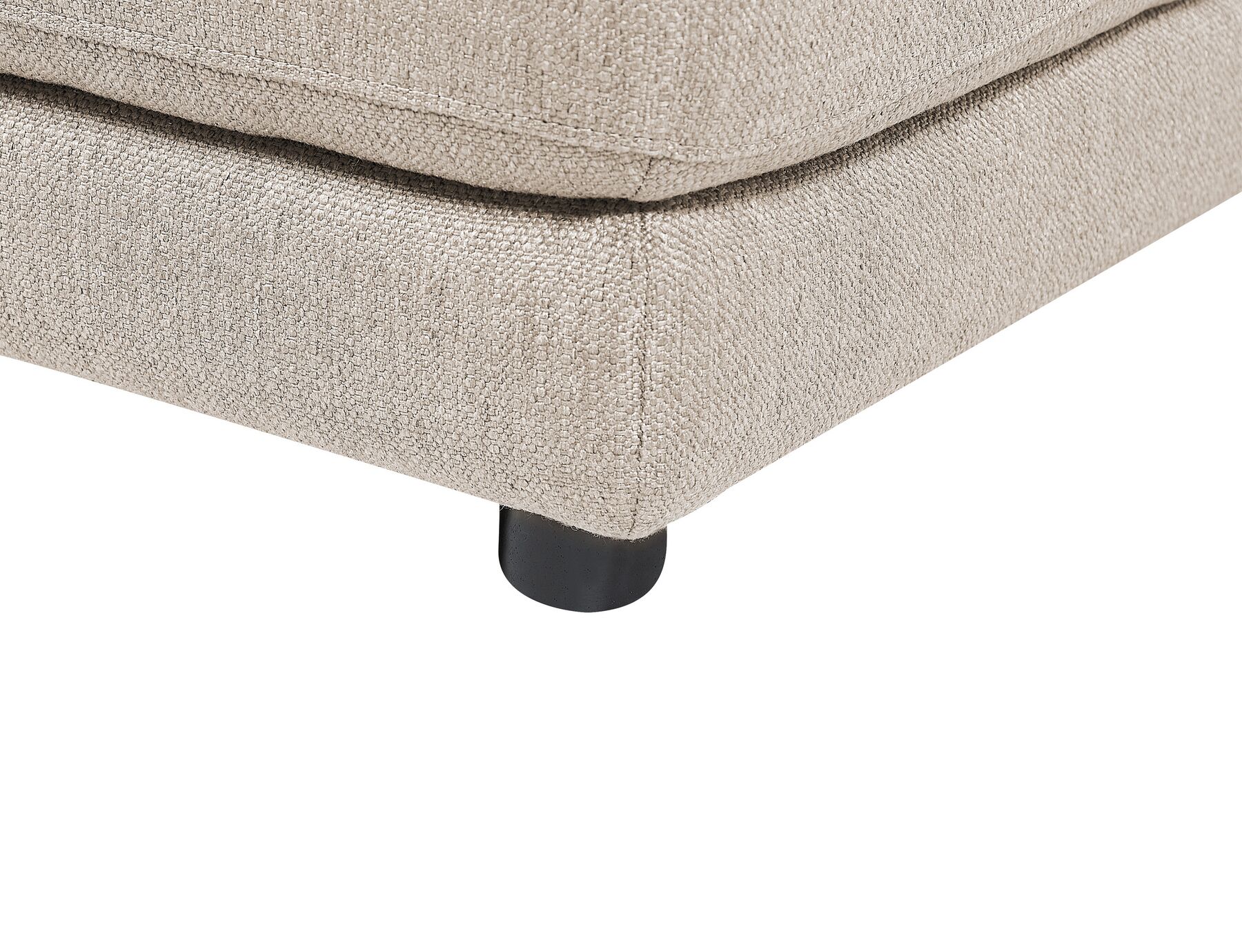 3 Seater Fabric Sofa Beige SIGTUNA