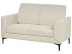 2 Seater Fabric Sofa Beige FENES