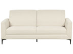 3 Seater Fabric Sofa Beige FENES