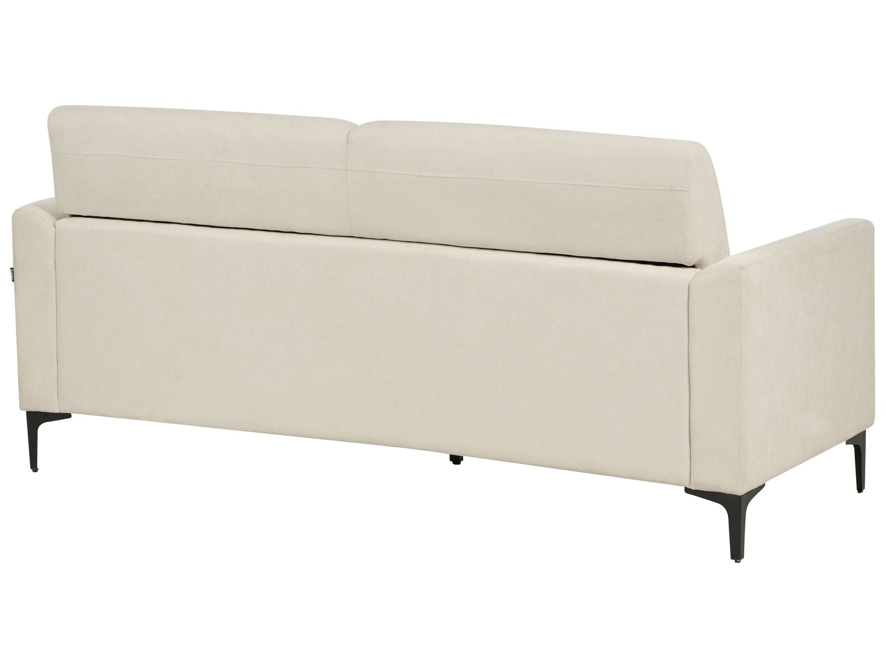 3 Seater Fabric Sofa Beige FENES