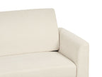 3 Seater Fabric Sofa Beige FENES