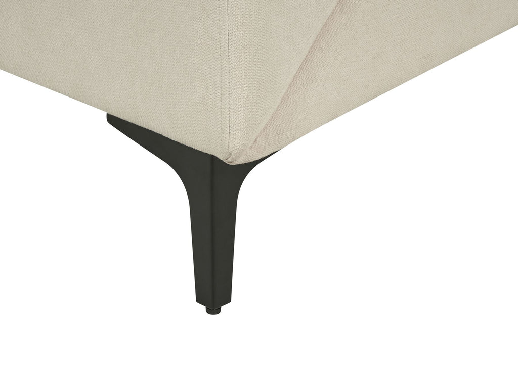 3 Seater Fabric Sofa Beige FENES