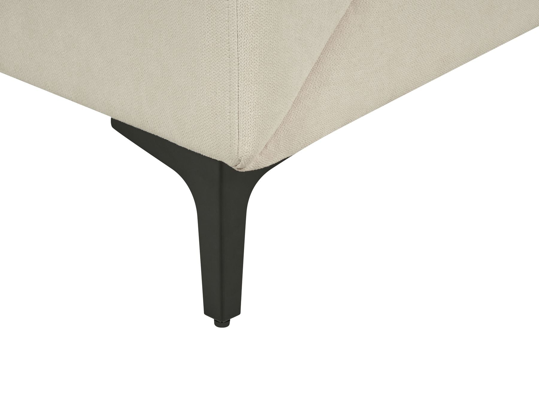 3 Seater Fabric Sofa Beige FENES