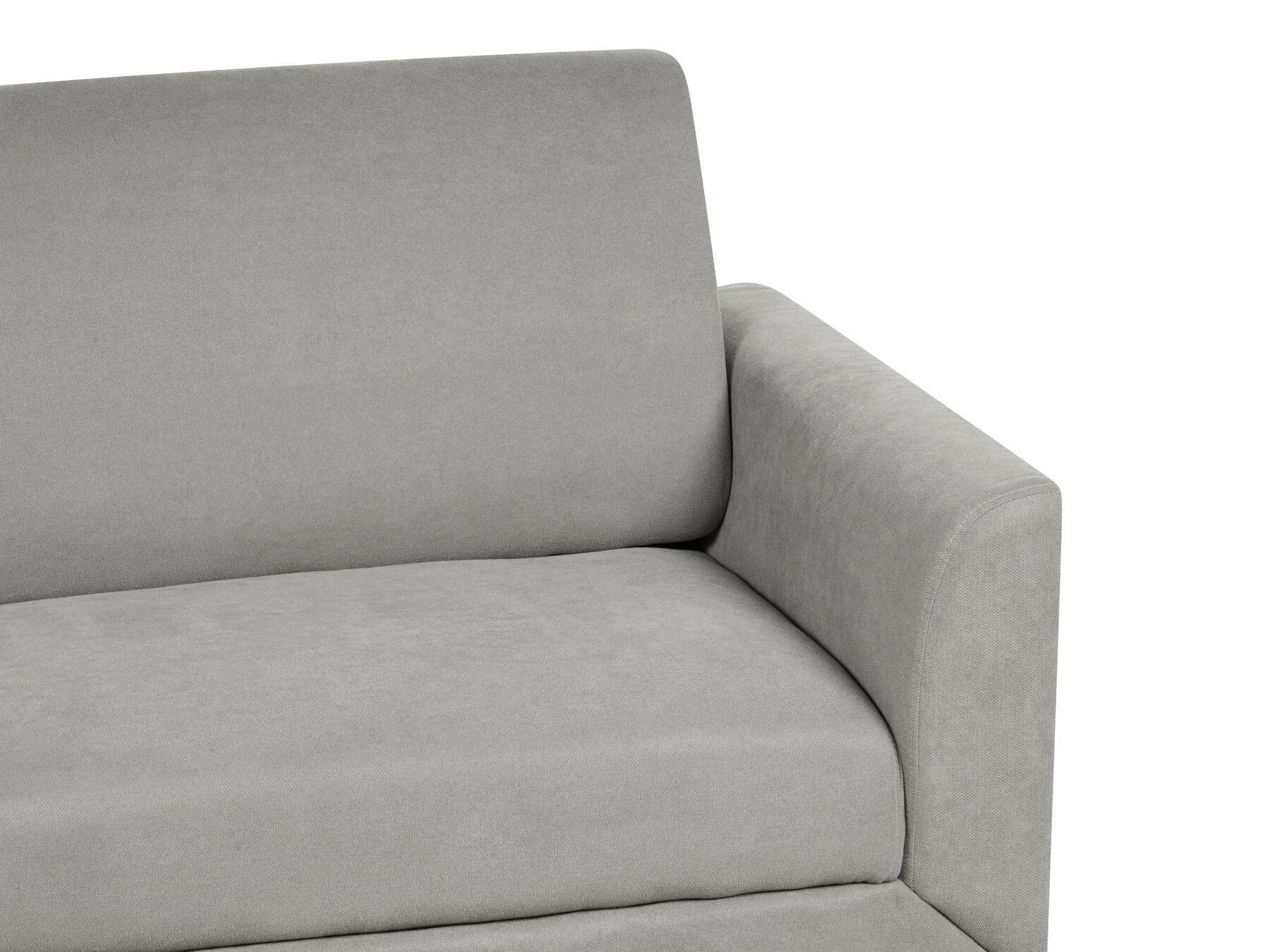 3 Seater Fabric Sofa Grey FENES
