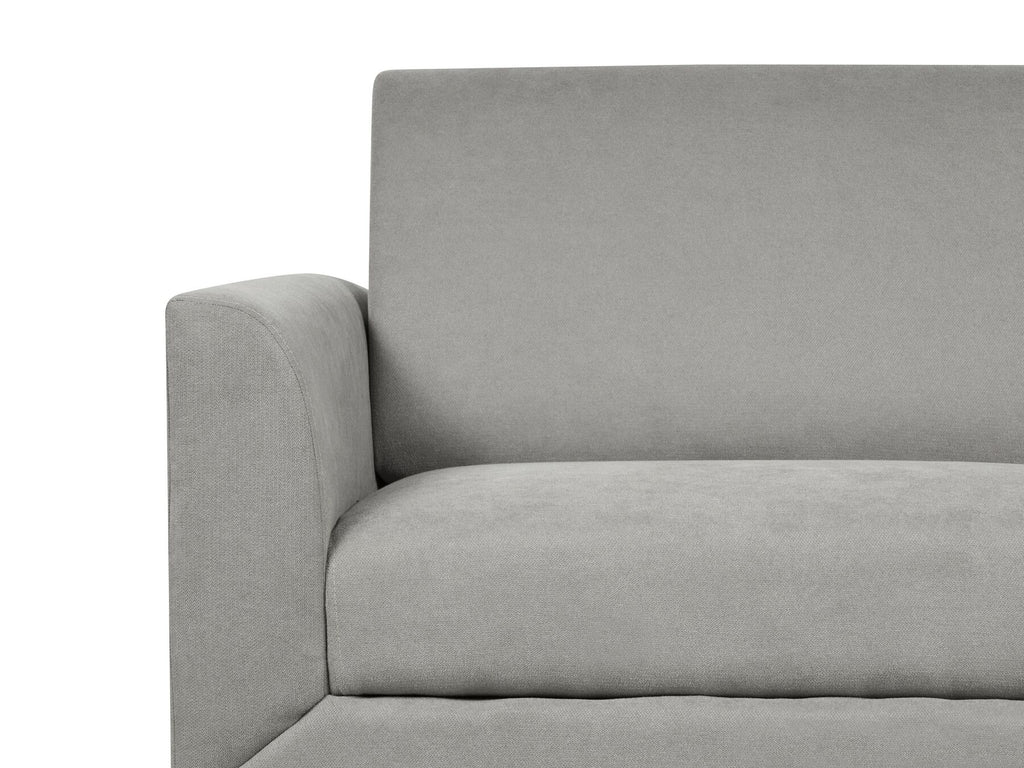 3 Seater Fabric Sofa Grey FENES