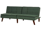 Sofa Bed RONNE Fabric Dark Green 3 Seater