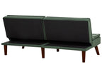 Sofa Bed RONNE Fabric Dark Green 3 Seater