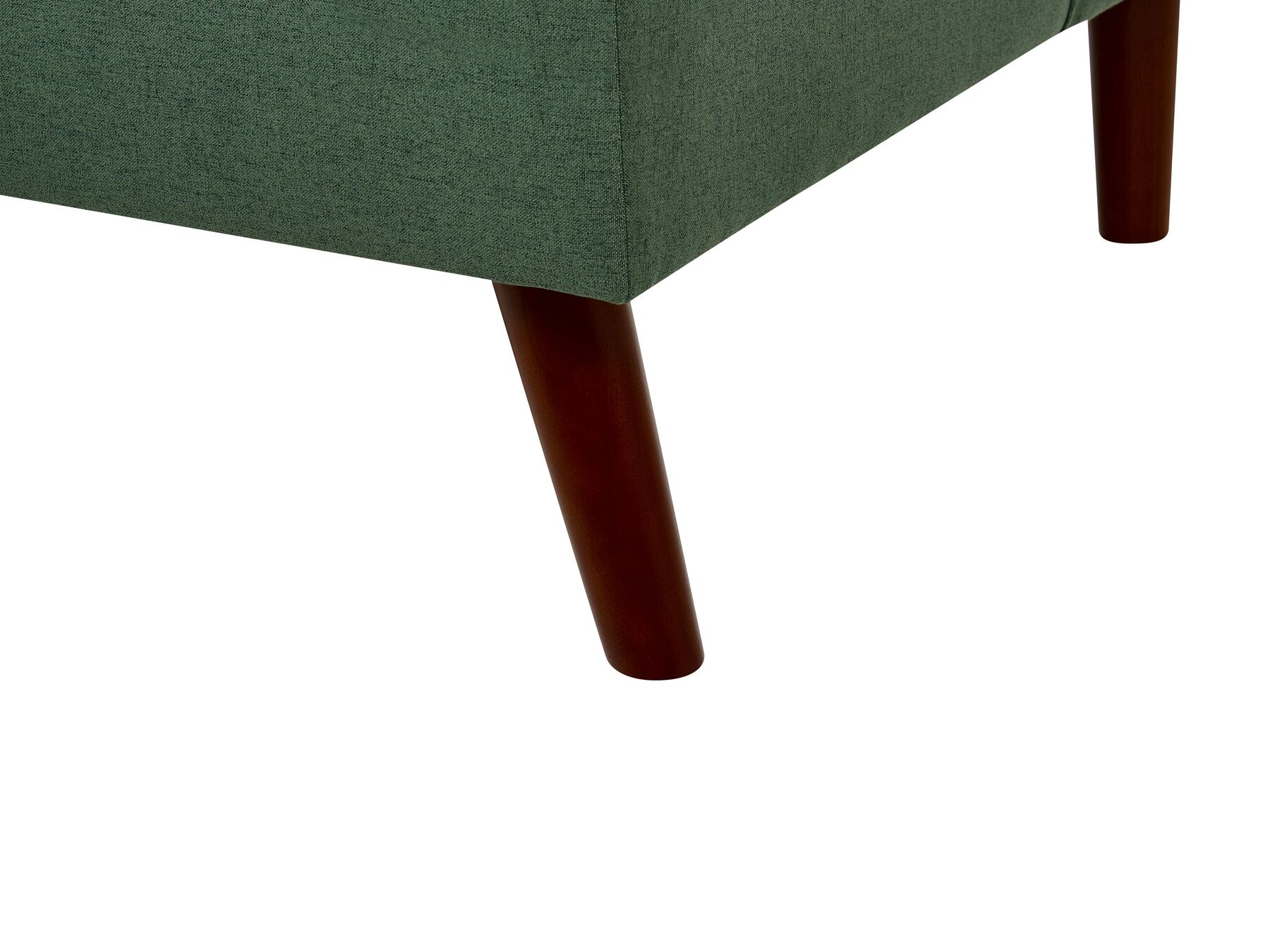 Sofa Bed RONNE Fabric Dark Green 3 Seater