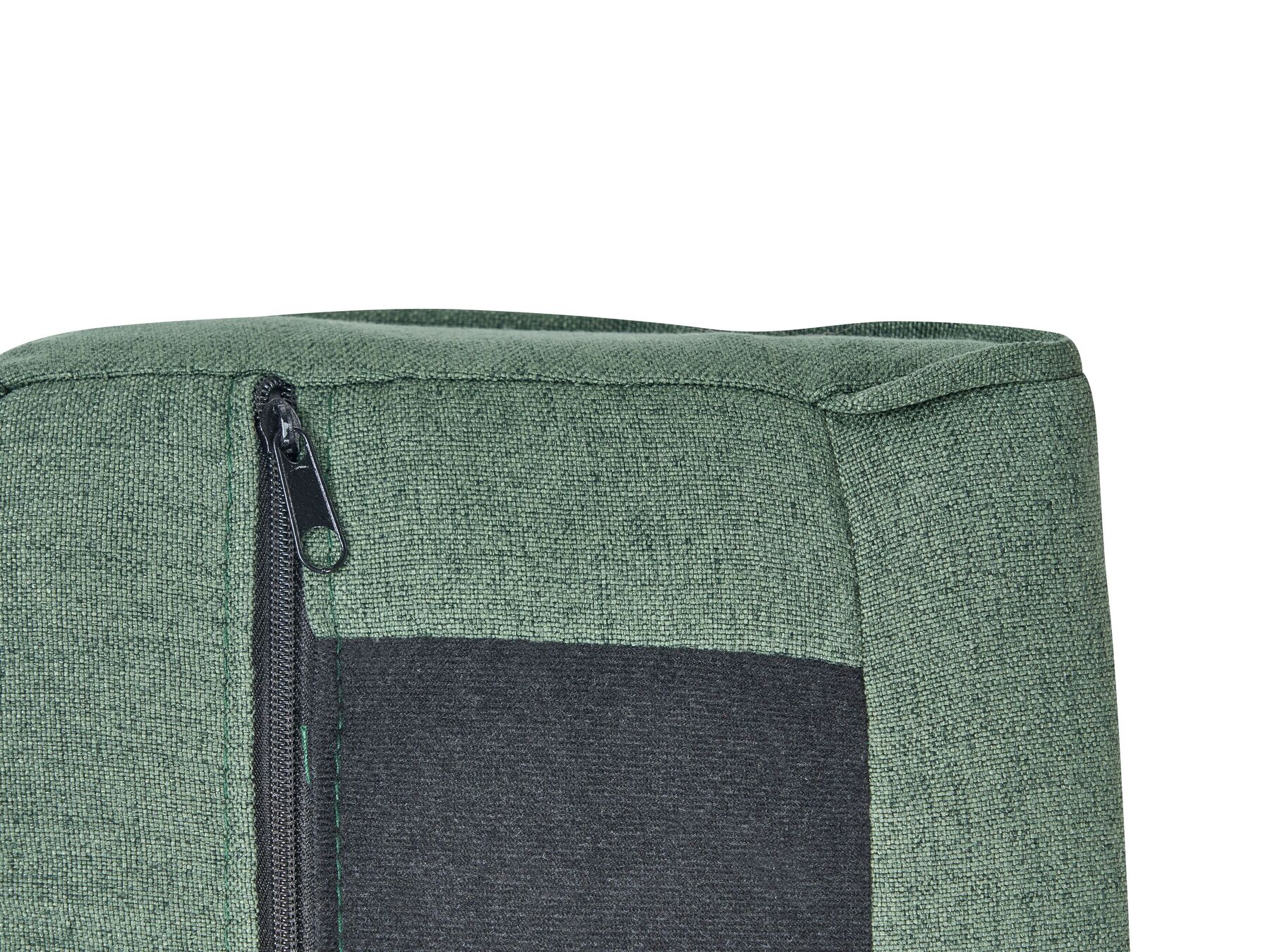 Sofa Bed ROXEN Fabric Dark Green 3 Seater