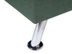Sofa Bed ROXEN Fabric Dark Green 3 Seater